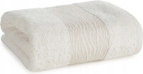 Fürdőlepedő 70X140 krémszínű, fényes cérnával