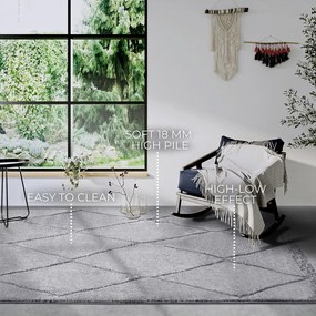 Szürke szőnyeg 120x170 cm Perrotin Light Grey – Elle Decoration