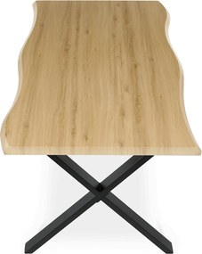 Étkezőasztal 180x90 cm MDF vad tölgy