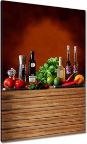 Vászonkép 70x100 Fűszerek a konyhába