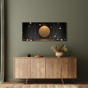 Kép - arany körök (120x50 cm)