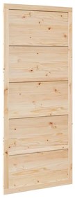 Pajtaajtó Természetes 100 x 208 cm Tömör fenyőfa