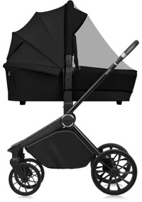 Lionelo - Kombinált 2 az 1-ben babakocsi MIKA PLUS Fekete ónix