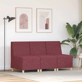 Karfa Nélküli Modularis Kanapé Egység 3 pcs bordó
