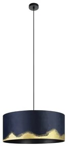 Eglo 39974 - Csillár zsinóron CASUARITA 1xE27/40W/230V átm. 53 cm kék/arany