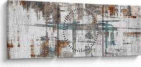 Kép - Absztrakt vonások (órával) (90x30 cm)