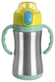 Zöld rozsdamentes acél gyerek ivópalack 330 ml – Orion