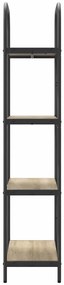 Könyvespolc sonoma tölgy 60 x 30 x 146 cm Faanyag