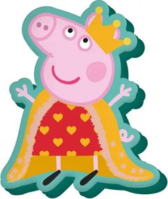 Peppa malac Queen formapárna, díszpárna 35 cm Velúr