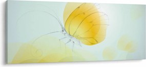 Kép - Sárga pillangó (120x50 cm)