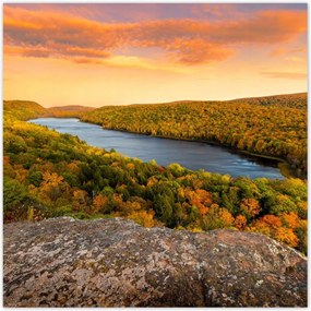 Poszterek 140x140 Tåjkép Låtvåny