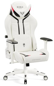 Diablo X-Ray 2.0 Nagy méret gamer szék: fehér-fekete