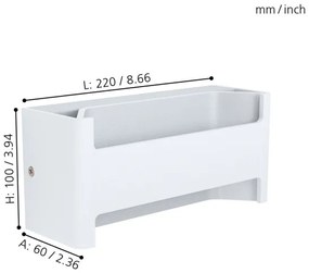 Eglo 98544 - LED Fali lámpa FELONICHE LED/10W/230V