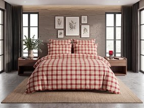 Flanel ágyneműhuzat TARTAN HEART színes Ágyneműhuzat mérete: 70 x 90 cm | 140 x 200 cm