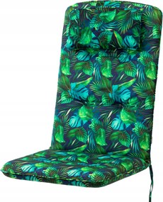 Kerti párna fotelhez, székpárna háttámlával, vízálló