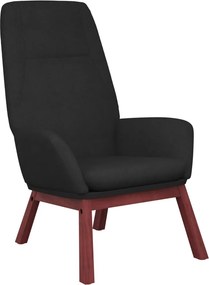 vidaXL fekete szövet pihenőfotel