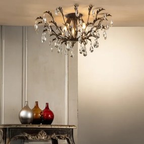 ONLI - TERESA mennyezeti lámpatest 3xE14/6W/230V bronzszínű