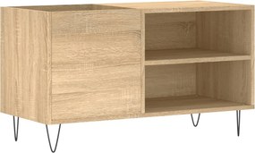 vidaXL sonoma tölgy színű szerelt fa hanglemezszekrény 85x38x48 cm