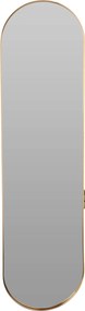 Függő Tükör Ovális Arany Keretben Nagy Fali Stílusos Hosszú 115X30 CM