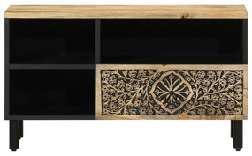 tömör mangófa TV-szekrény 80 x 33 x 46 cm