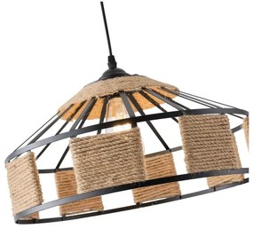 Csillár zsinóron 1xE27/15W/230V bézs