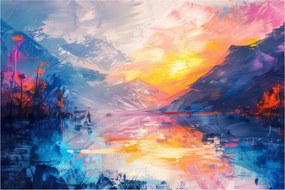 Kép - Tájképfestészet (90x60 cm)