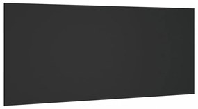 fekete szerelt fa ágyfejtámla 200x1,5x80 cm