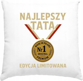 Párna Apának Legjobb Apa Ajándék Apák napjára Fehér