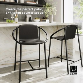 Fekete műanyag bárszék 90 cm Ringo – Umbra