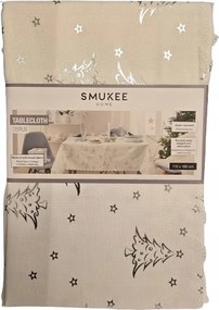 Smukee Abrosz karácsonyi nyomott mintás foltálló 110x160 cm karácsonyfa 010