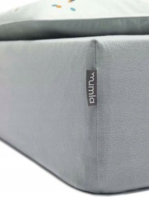 Pamut lepedő szürke 180x200 cm gumis Mumla