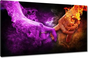 Vászonkép 120x70 Szerelmes érintés