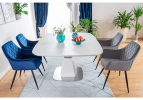 Linea Velvet karosszék szürke