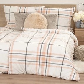 4Home Elegant Plaid flanel ágyneműhuzat, 140 x 200 cm,´70 x 90 cm, 140 x 200 cm, 70 x 90 cm