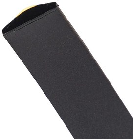 Design lógólámpa fekete, fényerőszabályozóval, LED-del, nagy - Twisted