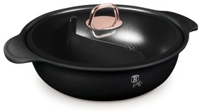 Hot pot indukciós edény fedővel 30 cm tapadásmentes bevonattal Black Rose Collection Berlinger Haus
