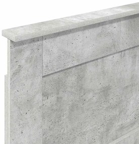 Fejtámla fejtámlával Beton Szürke 80 cm Faanyag