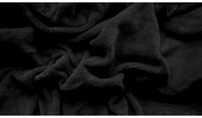 HÓEMBER ÉS GINGERBREAK zöld mikroplüss ágynemű + SOFT fekete mikroplüss lepedő 90x200 cm