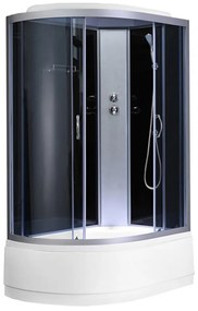 Cora 80x120 cm mélytálcás zuhanykabin