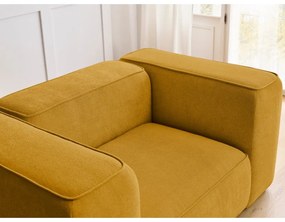 Okkersárga fotel Zephyr – Bobochic Paris