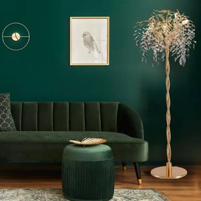 Kristály állólámpa 5xG9/40W/230V arany