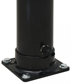 fekete szolárzuhany 214 cm 20 L