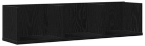 CD Falipolc Fekete Tölgy 75x18x18 cm Mérnöki Fa