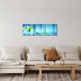Kép - Misztikus erdei tisztás (órával) (90x30 cm)