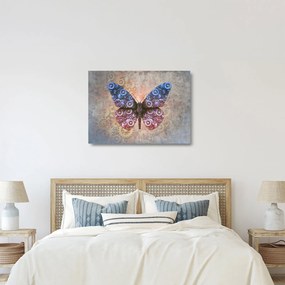 Kép - Steampunk pillangó (üvegen) (70x50 cm)