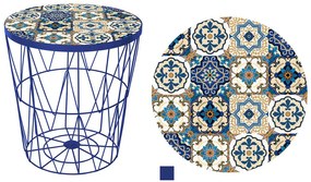 Kisasztal BOHO Ø 38 cm, kék