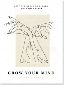 Boho Absztrakt Poszter 30x40cm art #T2