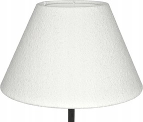 Lámpabúra Kúpos Modern E27 Fehér 15x31 H18 Boucle Venosa