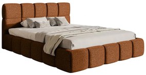 Franciaágy 180 cm Cirsten 180 (ágyráccsal) (tárolóhellyel) (réz). 1099502