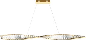 MAYTONI P097PL-L36BS3K KRONE Kristály Függesztett Lámpa Sárgaréz LED IP20